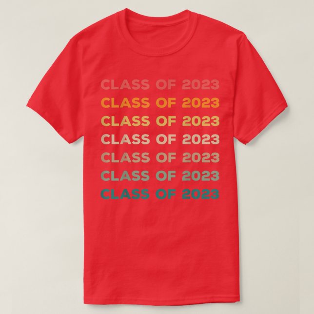 Niedliche Senior Class 2023 T - Shirt (Design vorne)