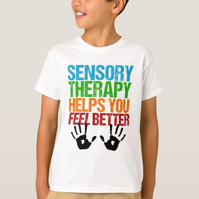 Niedliche sensorische Therapie SPD Autismus Pun Ki T-Shirt (Vorderseite)