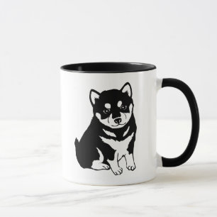 Niedliche Shiba Inu Welpen-Kunst Tasse