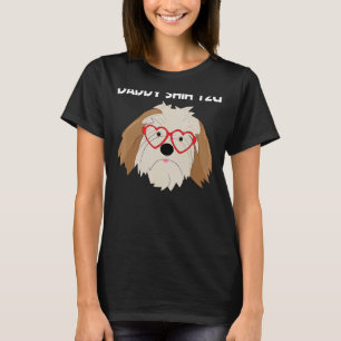 Niedliche Shih Tzu für Männer Vater Toy Doggie Ras T-Shirt