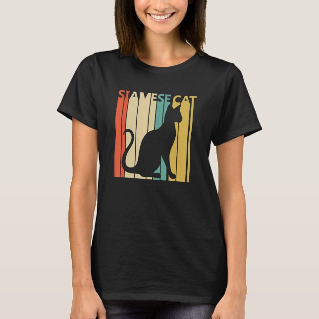 Niedliche Siamkatze T-Shirt (Vorderseite)