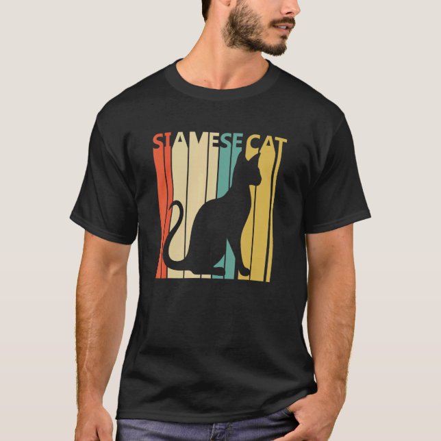 Niedliche Siamkatze T-Shirt (Vorderseite)
