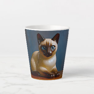 Niedliche Siamkatze-Tasse Milchtasse