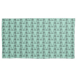 Niedliche Silhouette Mini-Kokospalmen-Muster Kissenbezug