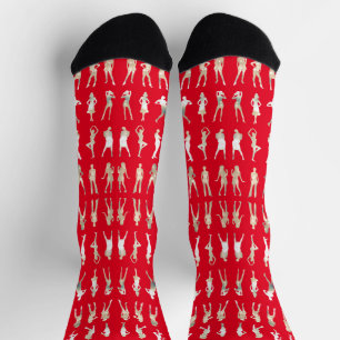 Niedliche Silhouette Socken