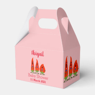 Niedliche Singen Chili Paprikaschoten Cartoon Illu Geschenkschachtel