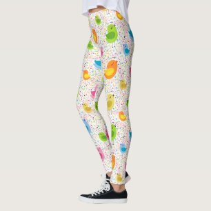Niedliche Singvögel Leggings