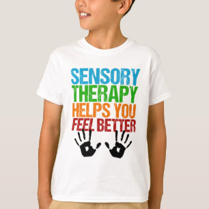 Niedliche Sinnestherapie SPD Autismus Pun T-Shirt