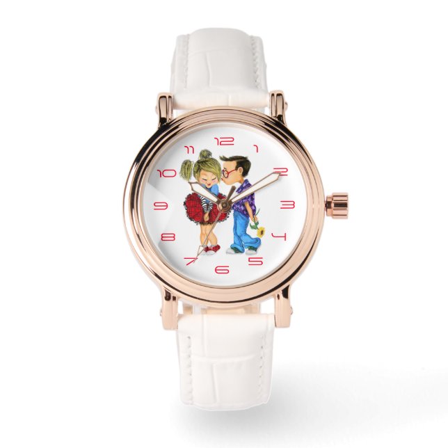 Niedliche Sitzüberwachung Armbanduhr (Vorderseite)