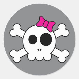 Niedliche Skully Stickers