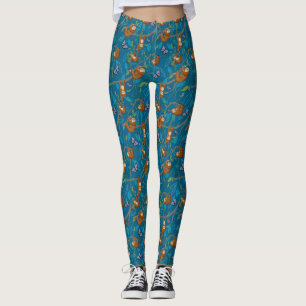 Niedliche Sloth-Druck-Leggings Leggings
