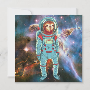 Niedliche Sloth Holiday Card Feiertagskarte