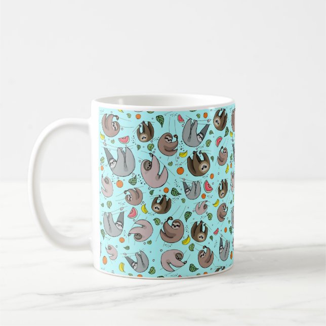 Niedliche Sloth-Tasse Tasse (Links)
