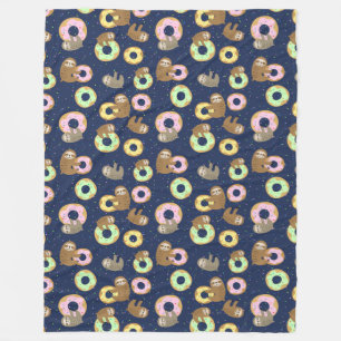 Niedliche Sloths Fleece Blanket