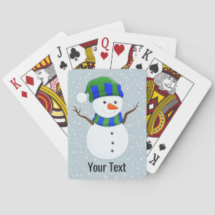 Niedliche Snowman Design Klassische Spielkarten
