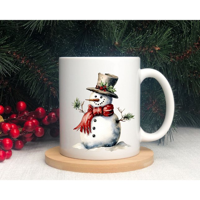 Niedliche Snowman Winter-Tasse Kaffeetasse (Von Creator hochgeladen)
