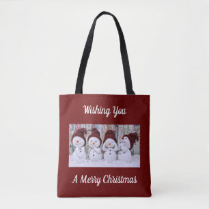 Niedliche Snowmen-Tasche
