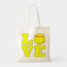 Niedliche Softball-Liebe-Tasche für Softball-Mamas Tragetasche