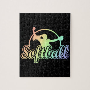 Niedliche Softball Puzzle