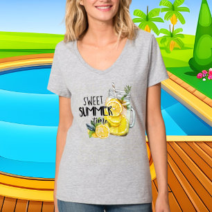 niedliche Sommerlemonate T-Shirt