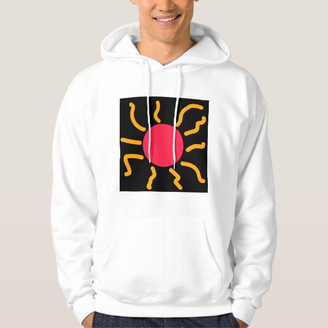 Niedliche Sonne Hoodie (Vorderseite)