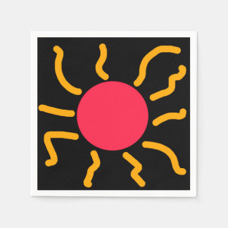 Niedliche Sonne Serviette