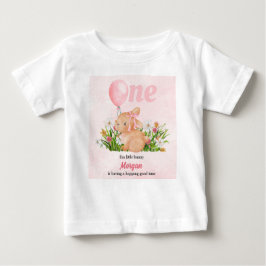 Niedliche Sonne verwandelt eine rosa Girls am 1. G Baby T-shirt