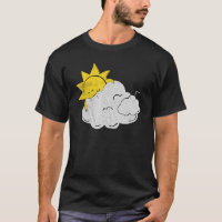 Niedliche Sonne von guter Boje Wolkenduhr Vintag