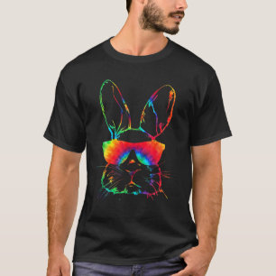 Niedliche Sonnenbrille Happy Ostertag Gefärbte Kra T-Shirt