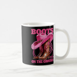 Niedliche Sonnenstiefel auf dem Western "Bodenline Kaffeetasse
