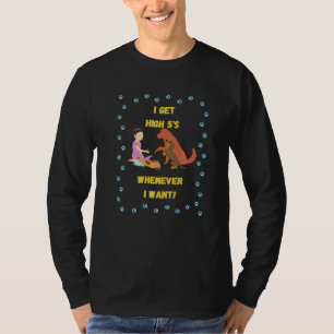 Niedliche, sonnige Lässige Dackel I Hoch 5 S Wann  T-Shirt