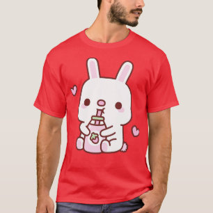 Niedliche Sonnige Lieben Erdbeermilch T-Shirt
