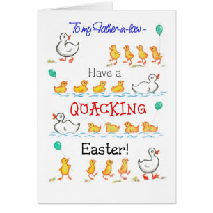 Niedliche Spaß-Entlein Quacking Ostern,