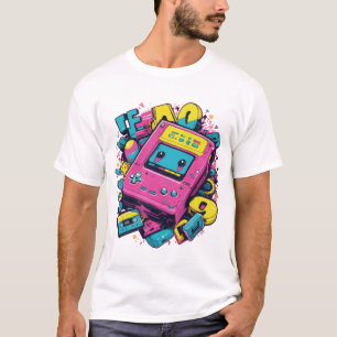Niedliche Spielkonsole der Retro 90er Jahre Vint T-Shirt