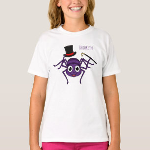 Niedliche Spinne im Cartoon oben T-Shirt