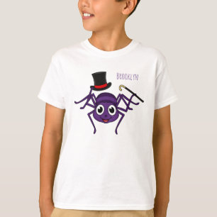 Niedliche Spinne im Cartoon oben T-Shirt