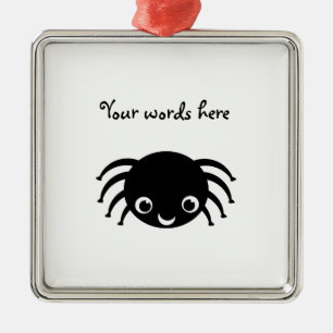 Niedliche Spinne Ornament Aus Metall