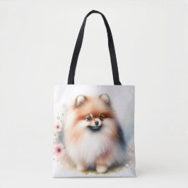 Niedliche Spitz-Aquarelldarstellung