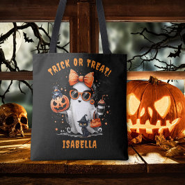 Niedliche Spooky Ghost Halloween Trick oder Treat