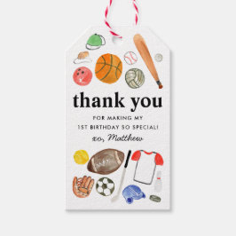 Niedliche Sporthallen Kindermädchen Geburtstag Dan Geschenkanhänger