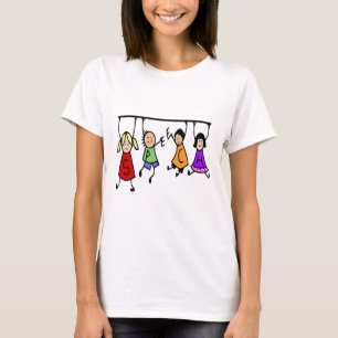 Niedliche Sprechtherapie Kinder Cartoon T-Shirt