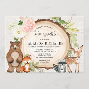 Niedliche Sprinkherd-Dusche Einladung