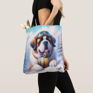 Niedliche St Bernard Dog Tasche