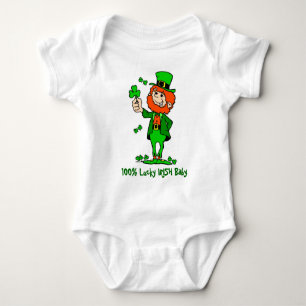 Niedliche St.Patrick's Baby Strampler
