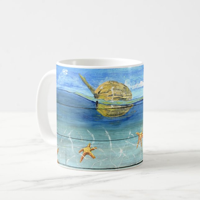 Niedliche Starfish-Tasse für den Tasse (Vorderseite Links)