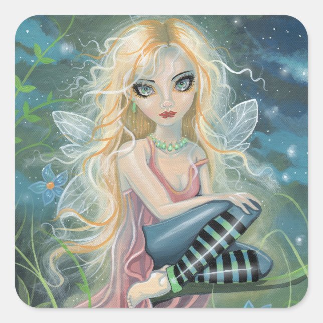 Niedliche Starlight Fairy Fantasy Art Stickers (Vorderseite)