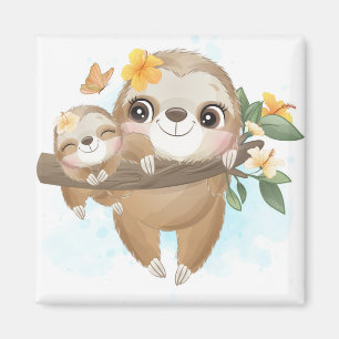 Niedliche Steckdose mit Baby Magnet