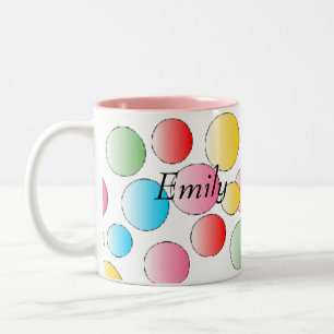 Niedliche Stellen-Tasse - fertigen Sie besonders Zweifarbige Tasse