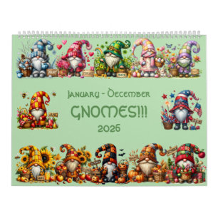 Niedliche Sterne in Hats 2026 Kalender - Adorable!