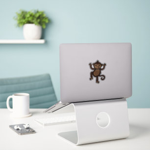 Niedliche Sticker für Jungtiere der Affen
